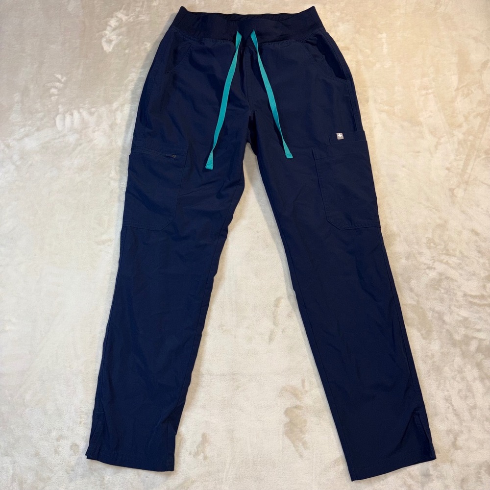 FIGS Technical Collection FREEx Lined Scrub Pants Navy Blue XS P W23SW2007P